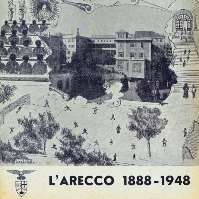 Cover for the 1888-1948 collection of "L'Arecco", the journal of the Jesuit school in Genova