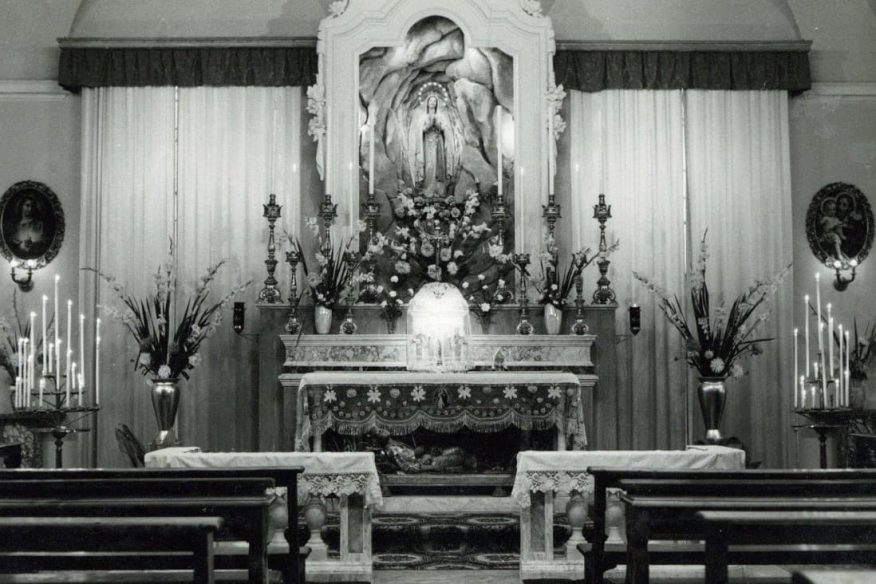 Interior of a church where a Jesuit brother served as sacristan - Historical Archives, Euro-Mediterranean Province of the Society of Jesus (Jesuits)