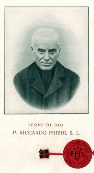 Relic of Fr. Riccardo Friedl, Jesuit - Historical Archives - Jesuits, Euro-Mediterranean Province