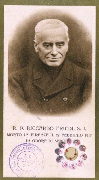 Relic of Fr. Riccardo Friedl, Jesuit - Historical Archives - Jesuits, Euro-Mediterranean Province