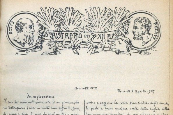 Dettaglio della copertina de Il Ristretto dei XII apostoli - Archivio Storico - Gesuiti, Provincia Euro-Mediterranea