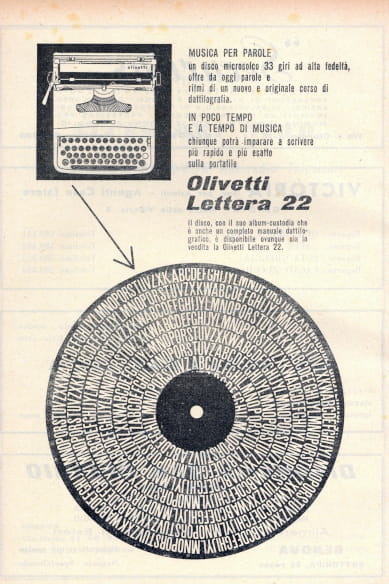 Olivetti advertisement on L'Arecco journal - Historical Archives - Jesuits, Euro-Mediterranean Province